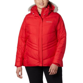 Columbia Peak to Park Insulated Plus Size, Chamarras Rojos Para Mujer | 751362-DZQ